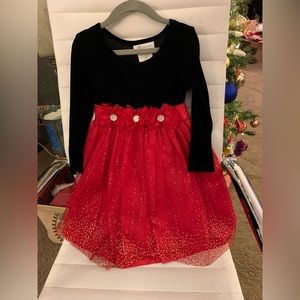 Velvet and Tulle Sparkling Christmas Dress